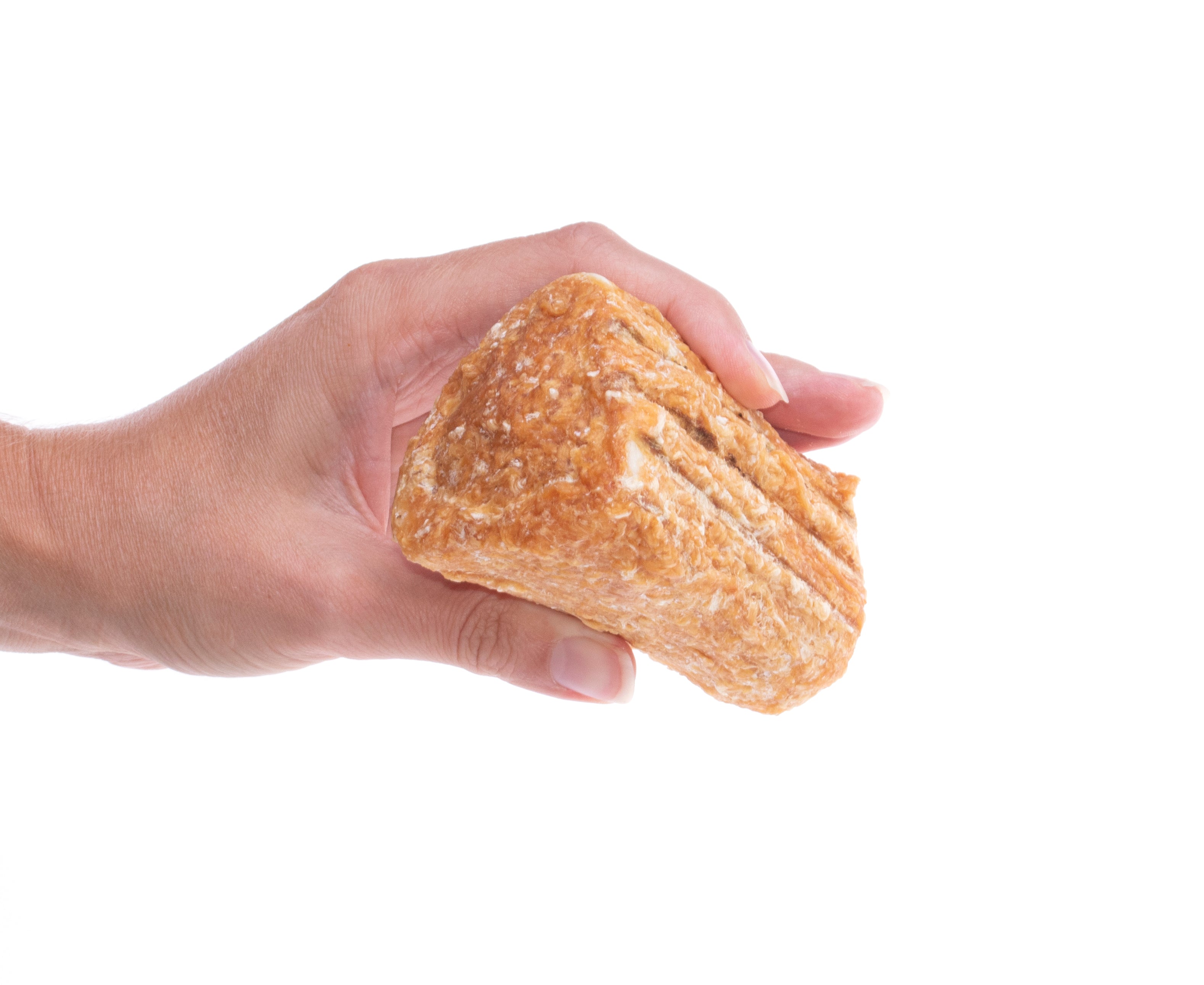 3-4 Inch White Bone Wrapped Chicken Breast Dog Treat – Peanut Butter