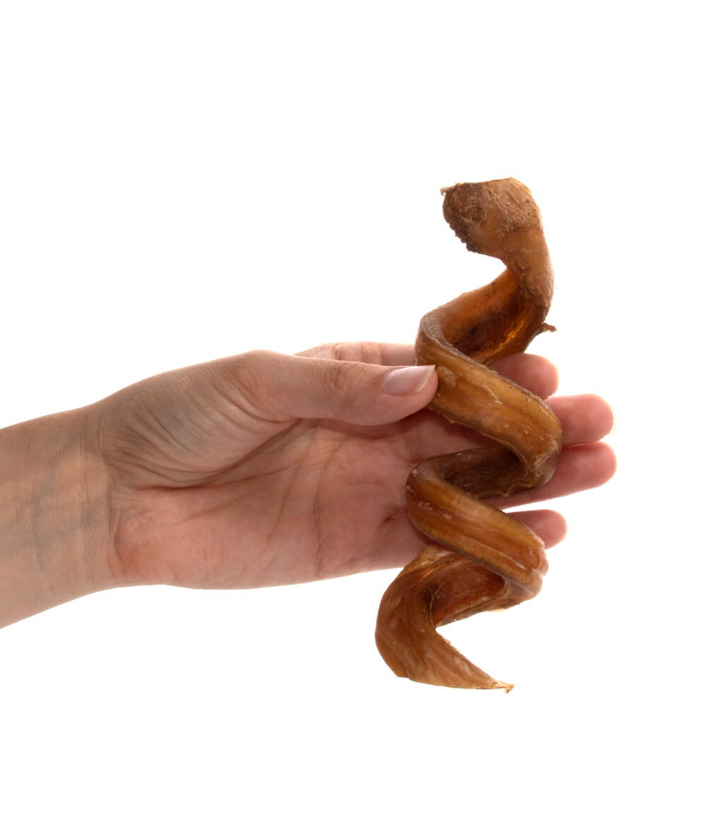 6″ Curly Bully Stick Dog Chews With Omega-3 fish oil