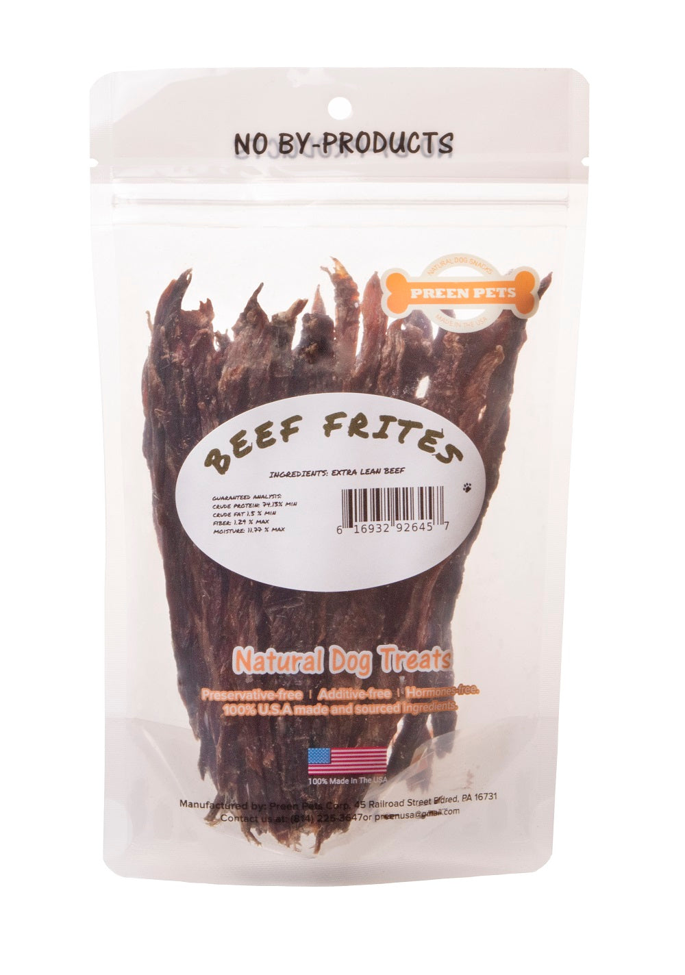 Beef Frites with Omega-3 Fish Oil